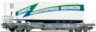 66698 Roco Flat car HUPAC loaded with trailer Zingg FruchtExpress